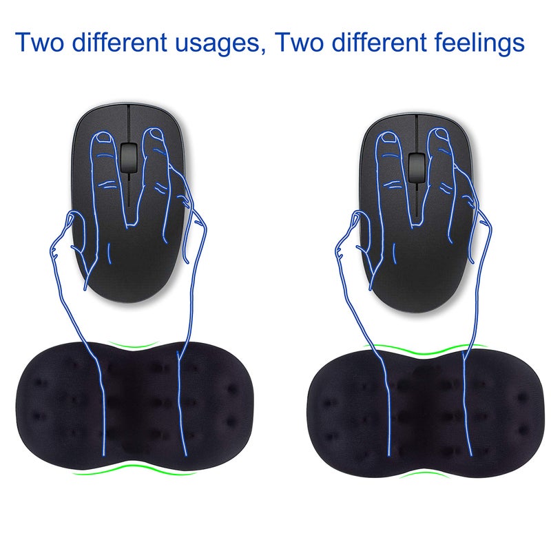 BRILA Deluxe Ergonomic Mouse Wrist Rest Guard - Soft Memory Foam Wrist Elbow Support Cushion Pad for Computer Laptop Office Work PC Gaming Mouse - Image 4